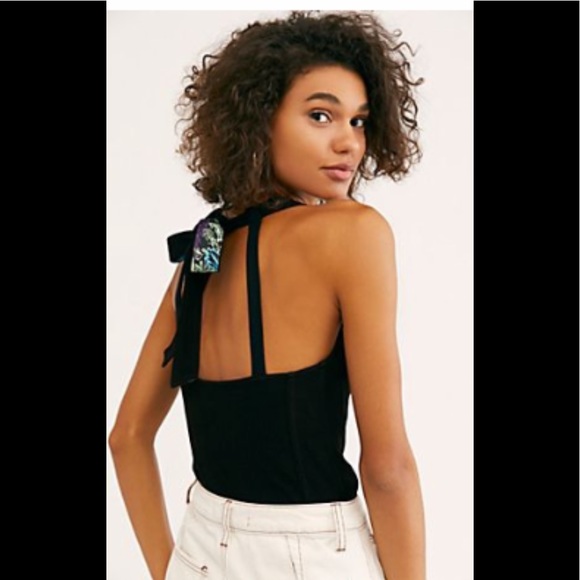 Free People One Call Away Halter Top - Picture 2 of 9
